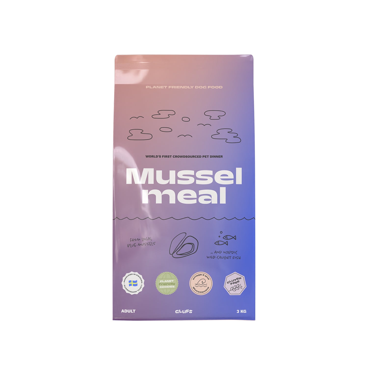 Mussel Meal Hundfoder